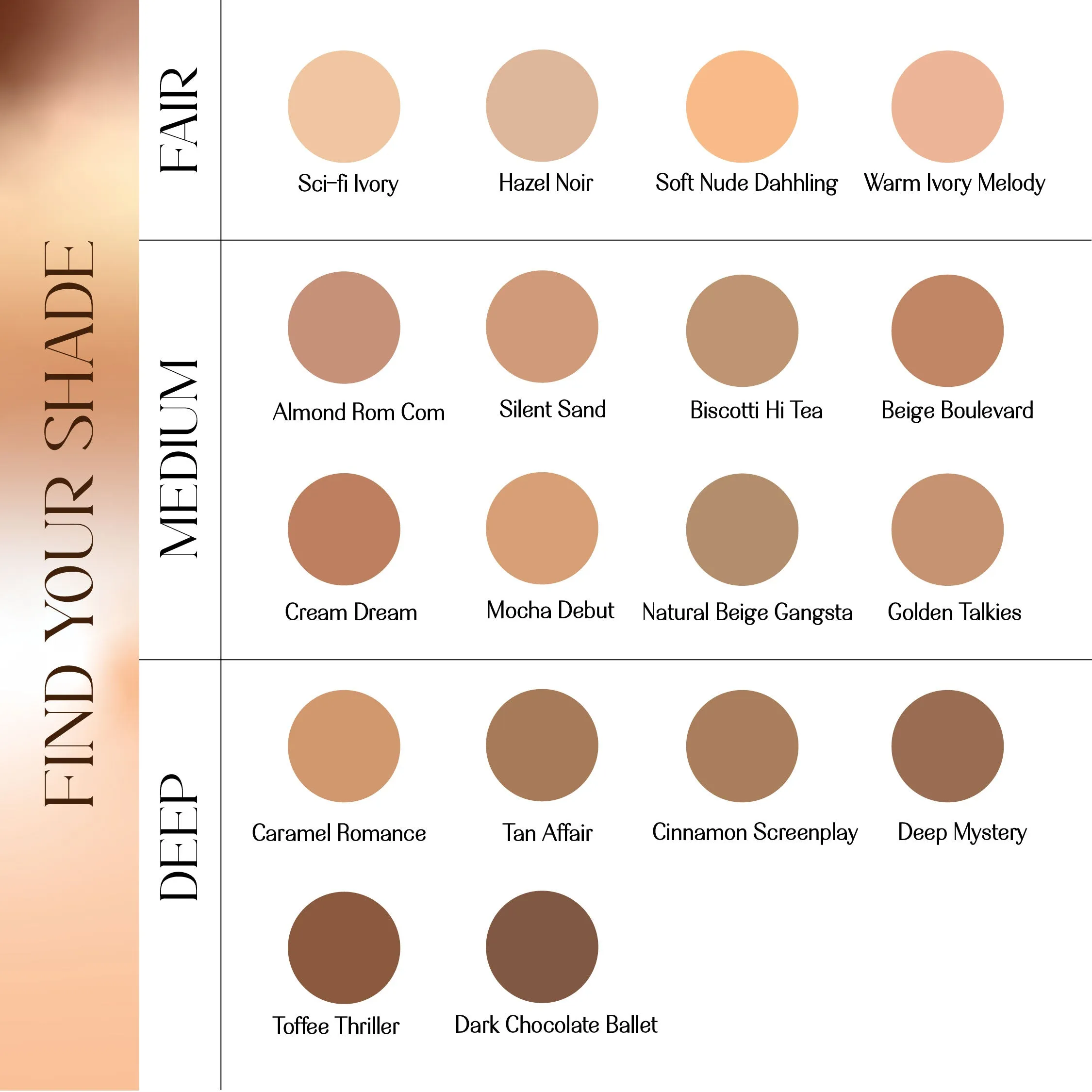 Tan Affair- Lights Camera Foundation  4K Matte Finish